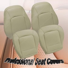 4pcs For 1998-2010 Volkswagen Beetle Bottom Top Leather Seat Cover Beige