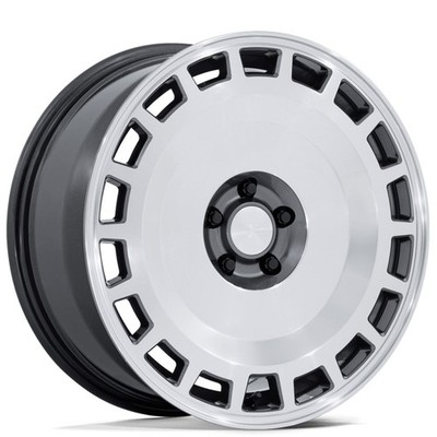 18x10.5 Rotiform Wheels RC213 ZBF Anthracite with Machined Face Rims (4pcs) A1