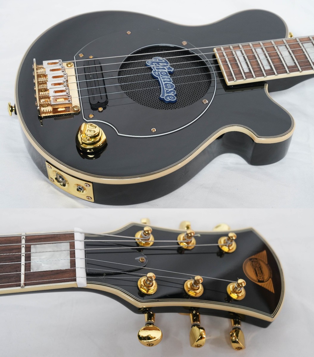 Pignose PGG-259 BK Mini Guitar with Built-in Amplifier, Good