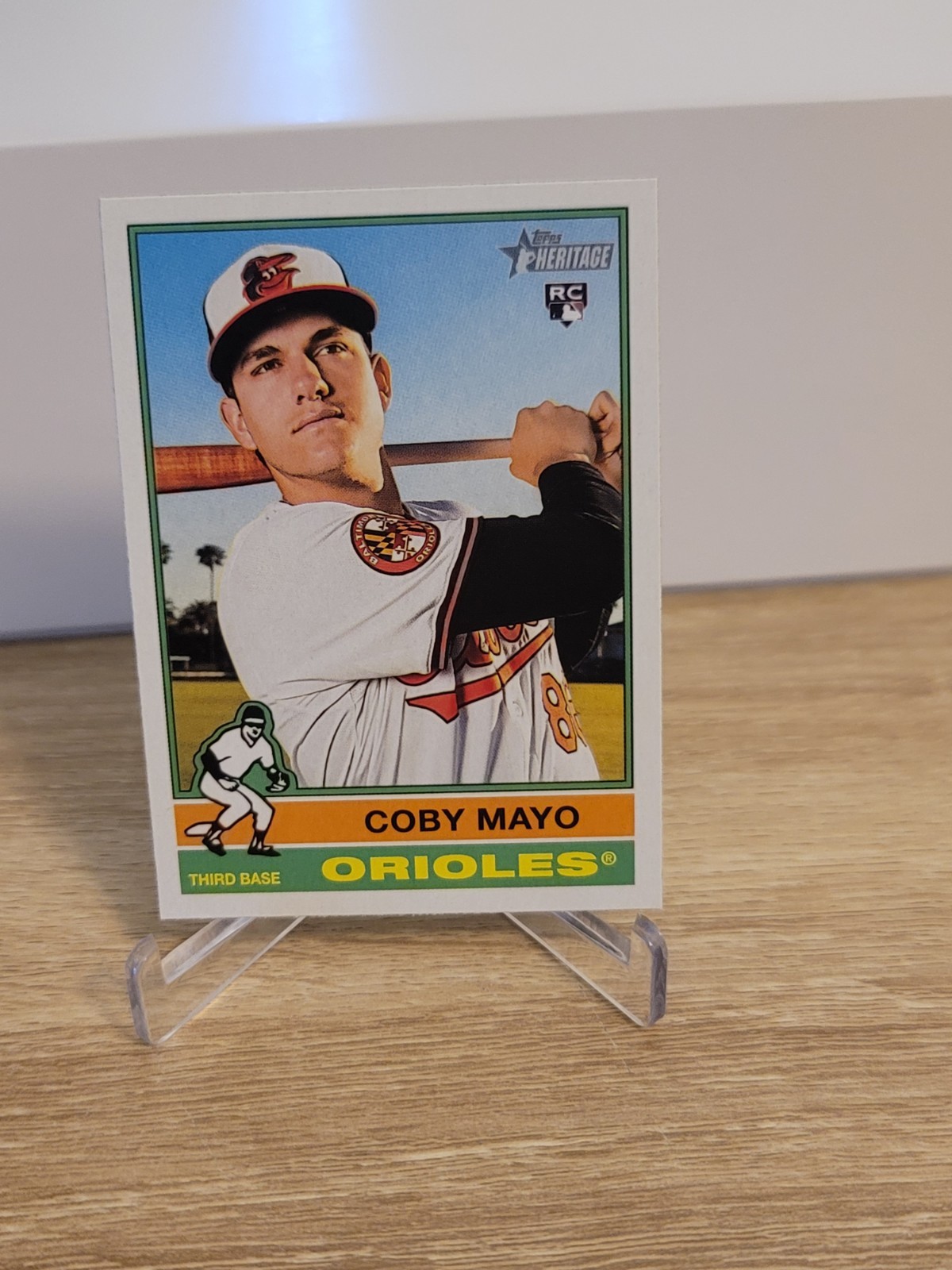 2025 Topps Heritage Coby Mayo RC #340 Baltimore Orioles Stud QTY