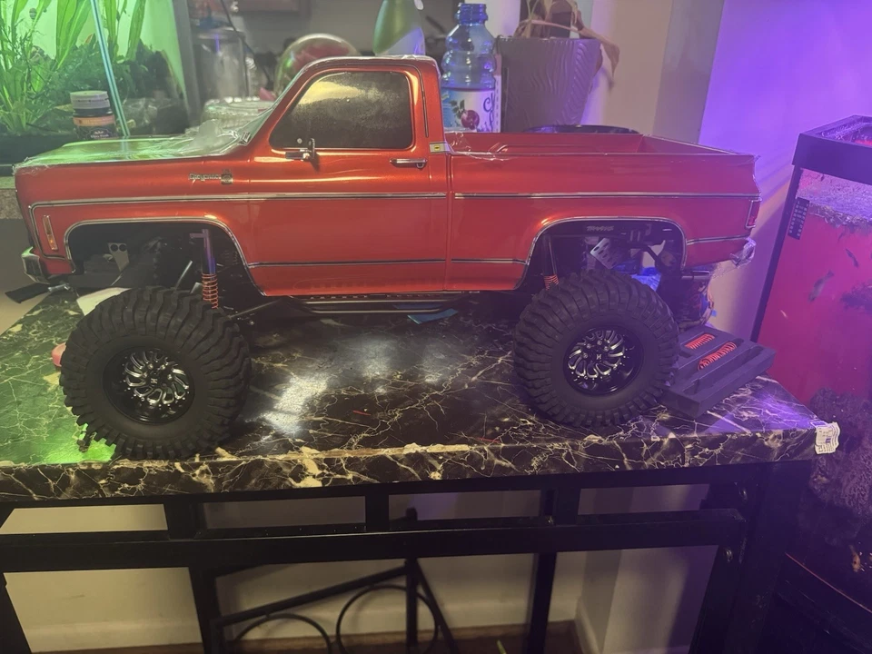 Blazer Traxxas TRX-4 Chevrolet K5 1/10 rojo/negro Foto 2 de 4