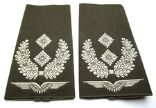 Rangabzeichen Luftwaffe Oberstleutnant weiß/oliv Bw Schulter Klappen Schlaufen #