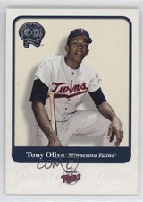 2001 Fleer Greats of the Game Tony Oliva #112 HOF 18d9