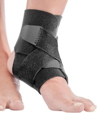 Ankle Brace Support for Men and Women, Adjustable Ankle Support, Black 1 Pack