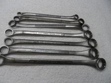 Craftsman SAE Box End Wrench Set, 12pt, USA (3/8" - 7/8"), =V=, 7 pcs