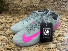 Botines Nike Mercurial Vapor 16 Elite AG Pro Ocean Cube Rosa Explosión Talla 5.5