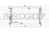 Prasco MotorküHler WasserküHlerfüR Renault Trafic II Kasten 2.0 Dci 90 Opel
