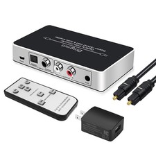 Dingsun Digital to Analog Audio Converter Optical Silver