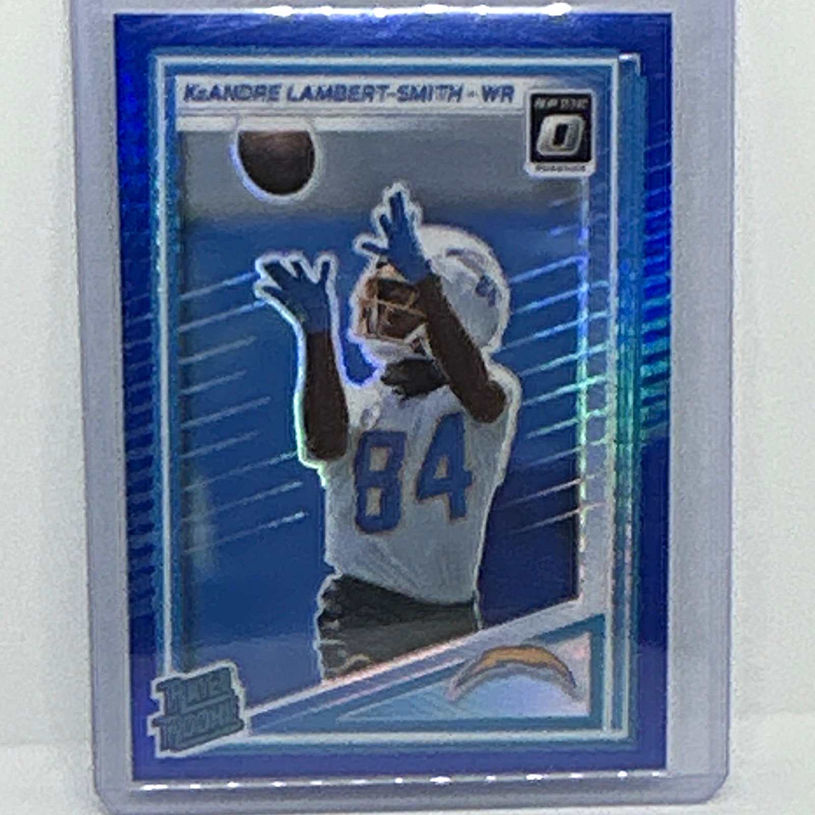 Panini 2025 Donruss Optic Blue Hyper Keandre Lambert-Smith #271 Chargers