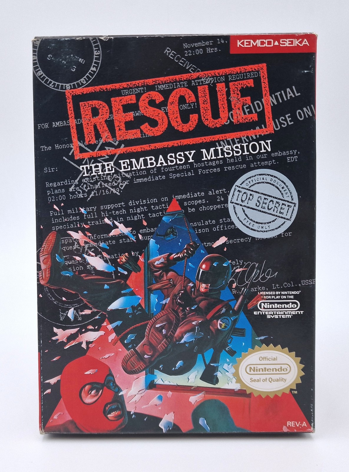 Rescue The Embassy Mission - Nintendo NES - Complet - NTSC-U/C US USA - TBE