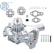 Chrome High Volume Long Water Pump Kit For Chevy 396 427 454 502 Big Block Bbc