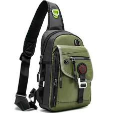 Sling Bag Chest Shoulder Backpack Crossbody Bags for Tablet Laptop Outdoor Hi...