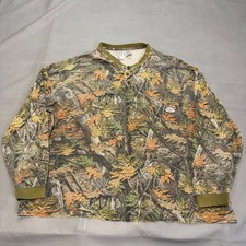 Rasco FR Men 3XL Flame Fire Resistant Camo Henley Hunt Y2K T-Shirt Workwear-7251