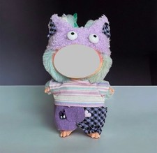 3pcs Monster Outfit Clothes Purple Fits 17cm/6.7in Labubu Monster Doll (no Doll)