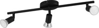 Eglo 3Er Led Spot Buzz Schwarz 48,5 X 6,5 Cm GU10 Deckenlampen & Kronleuchter