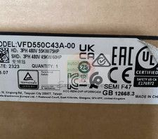 ONE NEW Delta inverter VFD550C43A-00