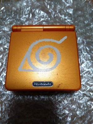 Official Nintendo GBA SP Naruto Orange Edition Console Japanese Limited Japan JP
