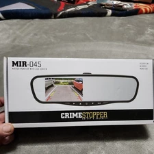 CRIMESTOPPER MIR-045 MIRROR MONITOR WITH LCD SCREEN 4.5" SCREEN