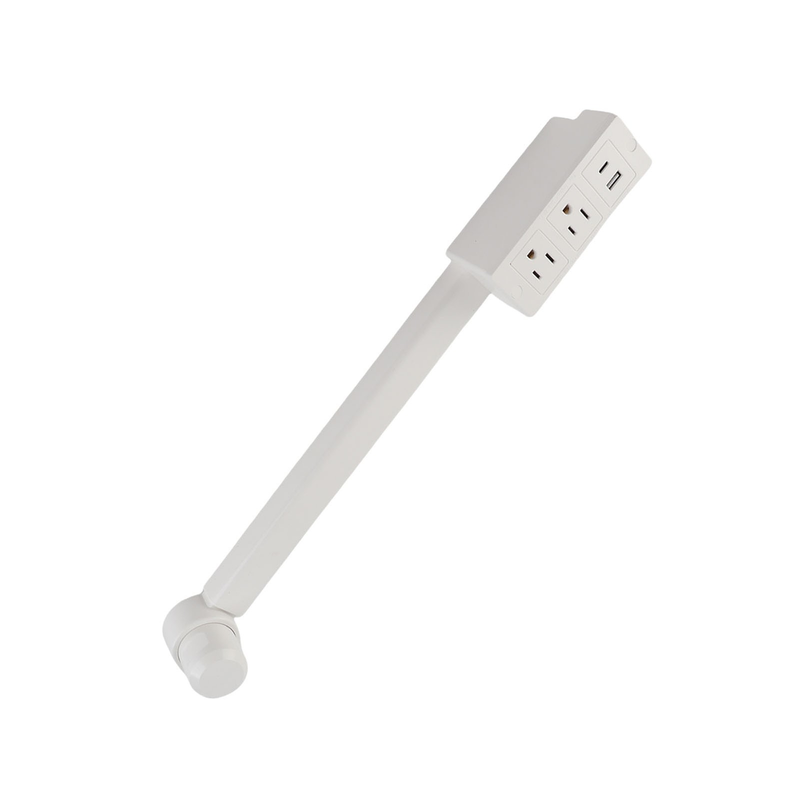 Power Outlet Extender 2xAC Sockets 1xUSB A 1xUSB C Extendable 180 Degree