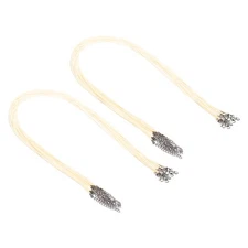 20Pcs 24" Waxed Necklace Cord 1.5mm Bracelet String Glass Green