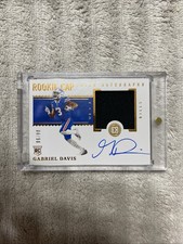 GABRIEL DAVIS 2020 Panini Encased Rookie Cap Patch Autographs 27/50