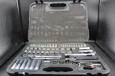 Task Force Wrench Socket Screwdriver Tool Set Kit Mechanics 75pc