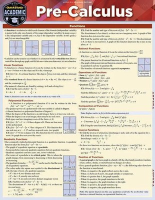 Ken Yablonsky | Pre - Calculus | Broschüre | Englisch (2024) | Barcharts, Inc