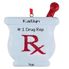 Pharmacist Personalized Christmas Tree Ornament