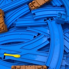 Thomas Trackmaster TOMY Track Lot WASHED 44 Pc Expansion Set Curve Straight