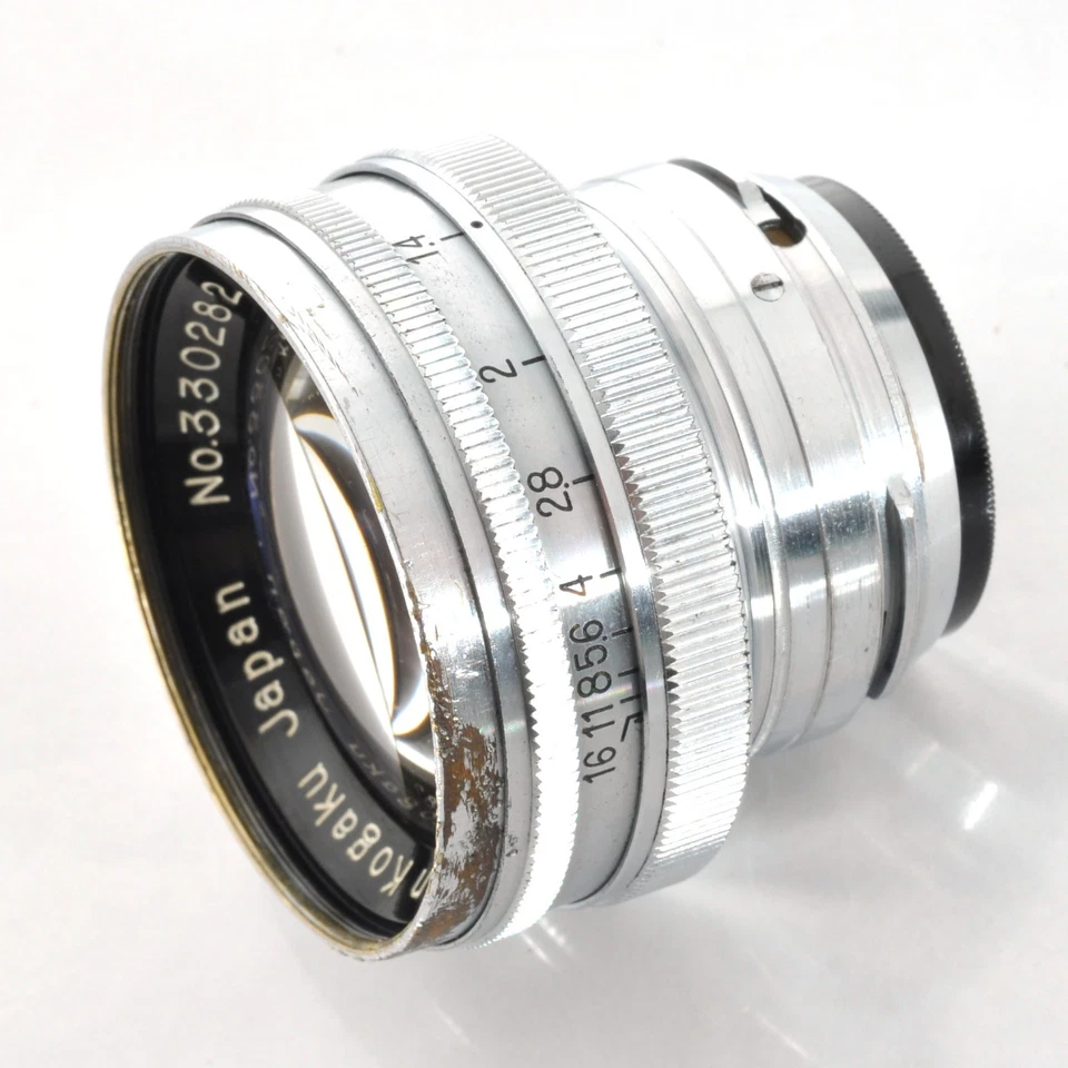 Objectif Nikon Nippon Kogaku NIKKOR-S.C 5 cm f/1,4 monture S du Japon [Exc+5] - Photo 4/4