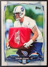 2014 Topps Taylor Lewan #358 RC Tennessee Titans