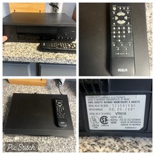 RCA VR519 4-Head VCR Video Cassette Recorder VHS Tape Player  Remote Control