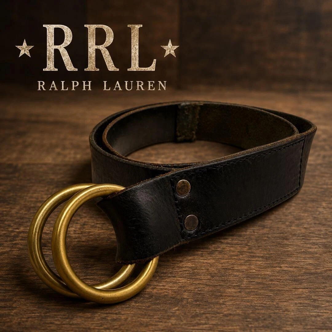 RRL Leather Belts for Men for sale - eBay