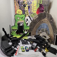 Read - 1995 Tyco Haunted Highway Slot Car Motorized Race Track - Tested