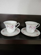 Vintage Cmielow Porcelain Teacup Soucer Poland set of 2