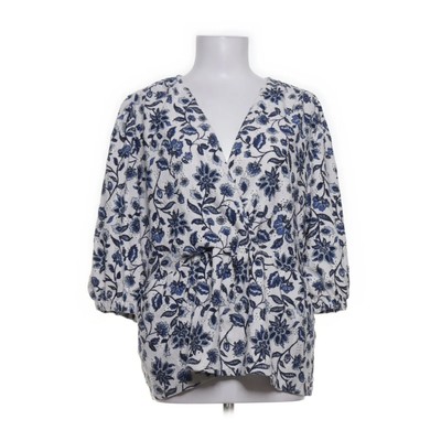 Gallery, Bluse, Größe: 48/50, Blau/Weiß/Mehrfarbig, Damen #36B