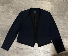 Ann Taylor Blue  Black Blazer Size 14