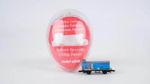 Märklin Z 98038 gedeckter Güterwagen mit Bremserhaus Frohe Ostern | Condition: Gebraucht