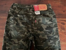 Levi s Jogger Boys Size 14 Regular Camouflage Jogger Slim Fit Elastic Cuff New