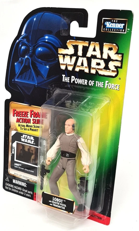 Kenner - Lobot con Blaster etc Bespin POTF Freeze Frame Star Wars Figura ESB Foto 4 de 4