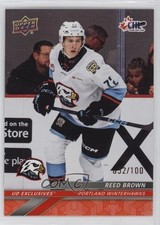 2024-25 Upper Deck CHL Exclusives 52/100 Reed Brown #274 h8y