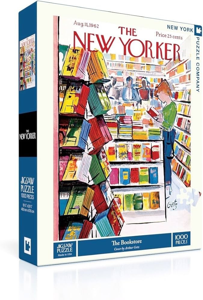 The New Yorker The Bookstore 1000 Piece Jigsaw Puzzle New York Puzzle Company