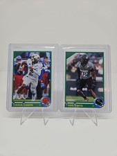 Shedeur Sanders #2 Travis Hunter #5 Score Throwback Rookie Cards