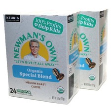 X2 Newman's Own Organics Special Blend Medium Roast K-Cup Coffee Pods 24 Count