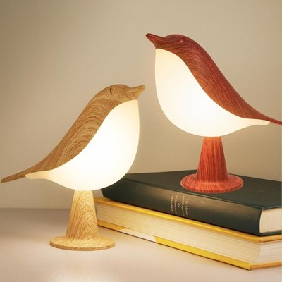 2 Cute Bird Lamps Combo,Small Bedside Lamps with 3 Color Temperature and Adju