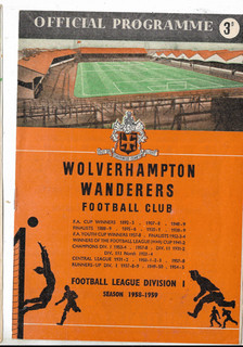 WOLVES V ARSENAL 7/03/1959 DIVISION 1 (F9)
