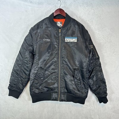 Cloud 9 Jacket Mens L Black Bomber Project Stratus Esports Gaming League Legends