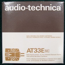 Audio-Technica AT33E Dual Moving Coil Stereo Phono Cartridge JAPAN Vintage 1985