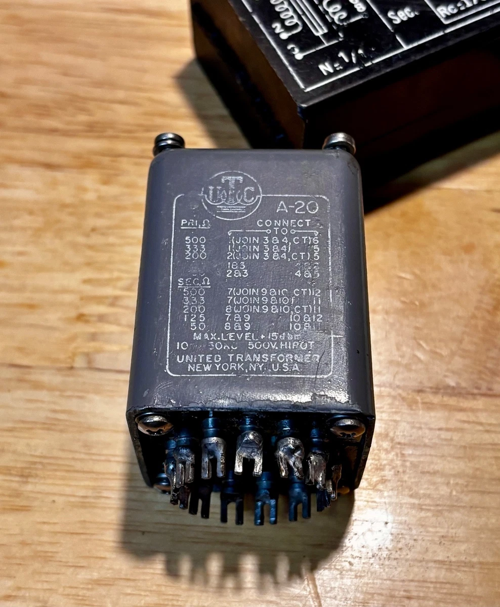 UTC Vintage Electrical Transformers | eBay