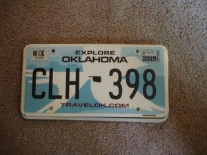 OKLAHOMA TRAVELOK  #    LICENSE PLATE BUY ALL STATES HERE FREE SHIPPING